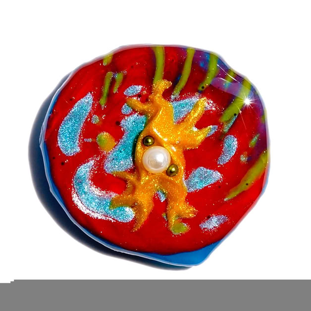 resin disc, blister pack art, Kiyomi Tsukada, fantasy, imaginary world, kiyomi's world 